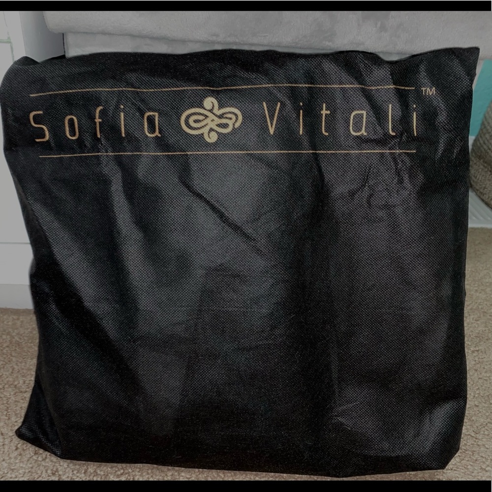 Sofia Vitali Faux Leather Teal purse